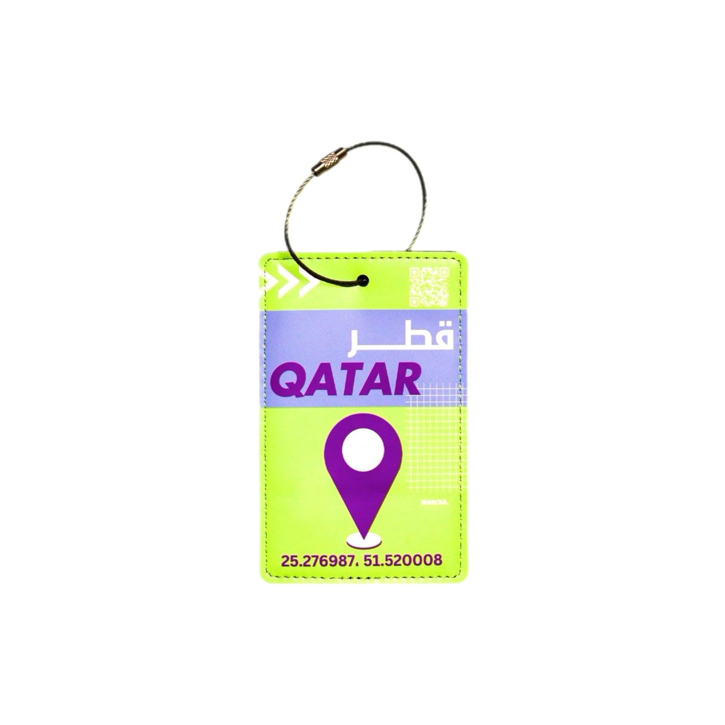 Qatar Neon Tag